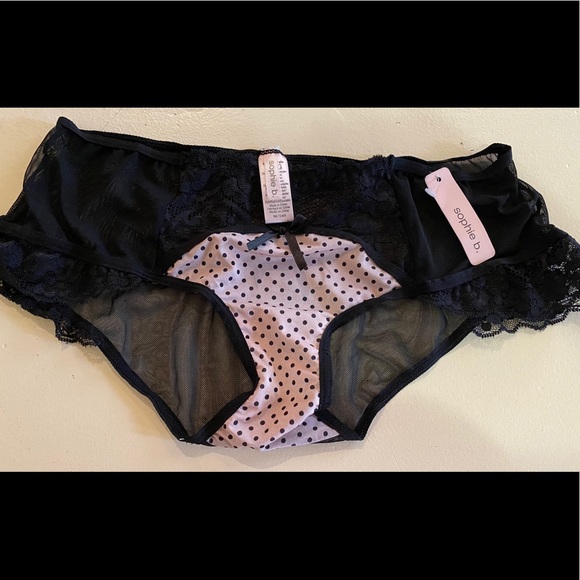 sophie b. Other - NWT Women’s Sophie B Pink/Black LG Panty